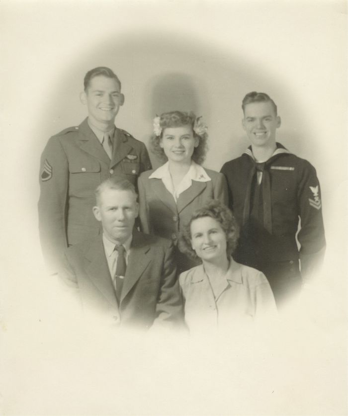 The Carson Family Spring 1945